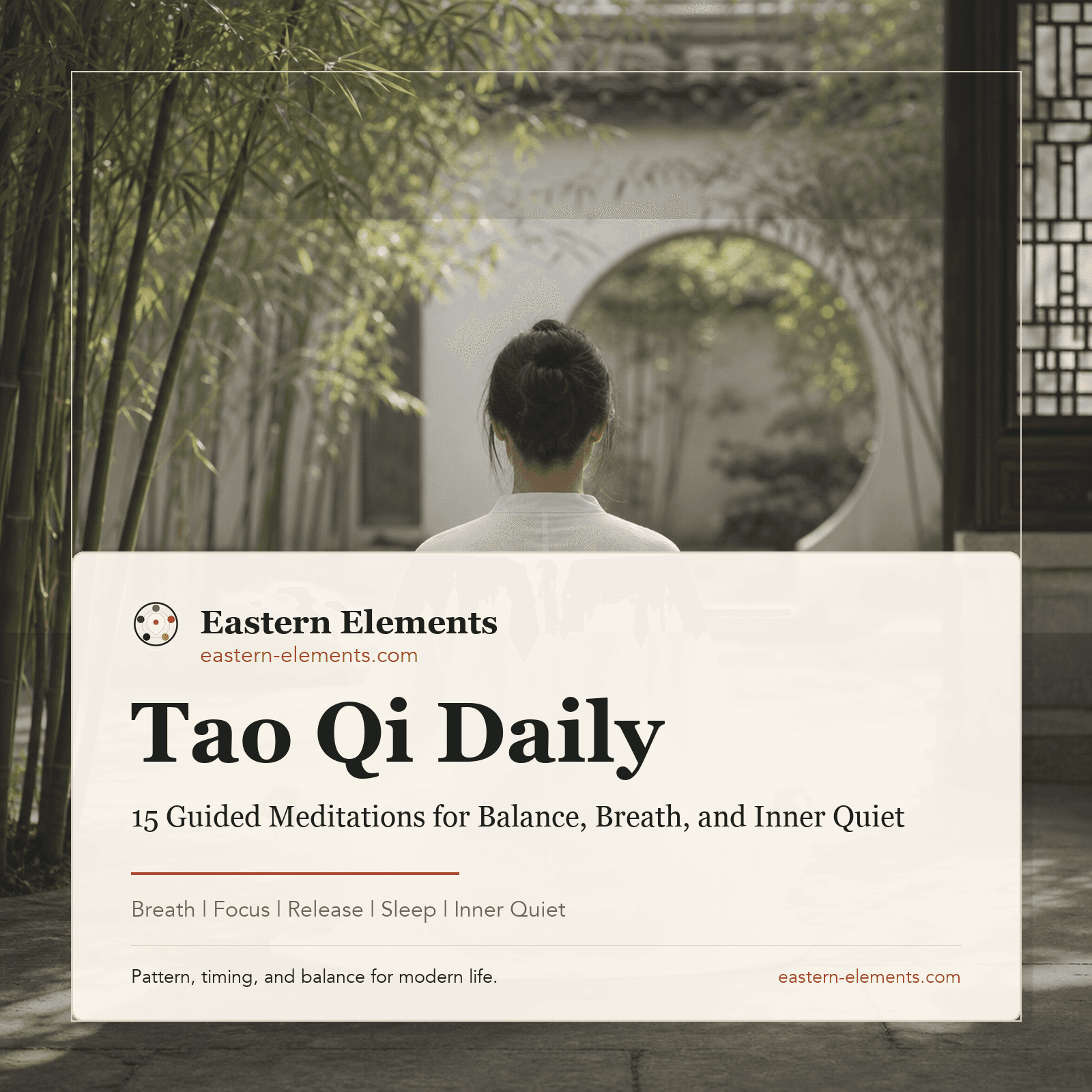 Tao Qi Daily guided audio library cover